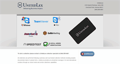 Desktop Screenshot of collections.unitedlex.com